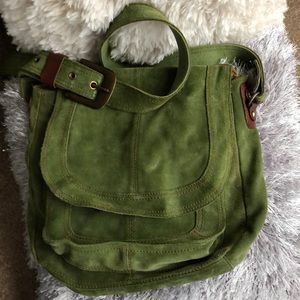 Lucky Brand crossbody suede Purse